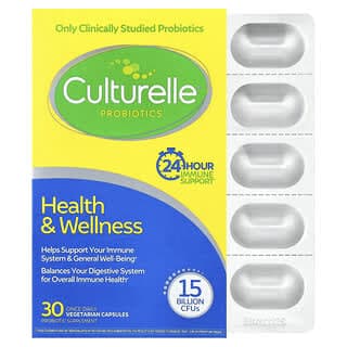 Culturelle, 益生菌，衛生與健康，150 億 CFU，30 粒每日一次素食膠囊