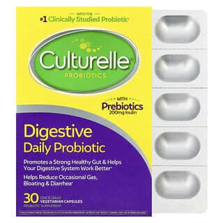 Culturelle, 益生菌，消化道日常益生菌，100 億 CFU，30 粒每日一次素食膠囊