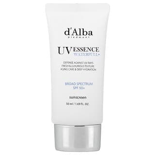 d'Alba, UV Essence Waterfull+ 抗曬霜，SPF 50，1.69 液量盎司（50 毫升）