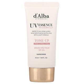 d'Alba, UV Essence Waterfull+ 抗曬霜，膚色修正，SPF 50+，1.69 液量盎司（50 毫升）