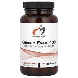 Designs For Health, Curcum-Evail® 400，120 粒軟膠囊（每粒軟膠囊 400 毫克）