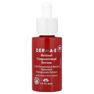 DERMA E, 抗皺紋，濃縮視黃醇精華，1 液量盎司（30 毫升）