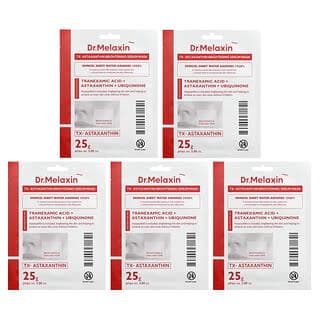 Dr.Melaxin, TX-Astaxanthin Brightening Serum Beauty Mask, 5 Sheets, 0.88 oz (25 g) Each