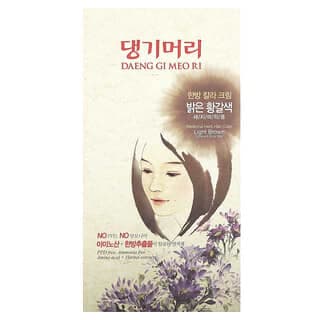 DAENG GI MEO RI, 專用植物染髮劑，淺棕色，5 件套