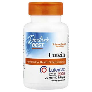 Doctor's Best, 葉黃素軟膠囊，Lutemax 2020，60 粒