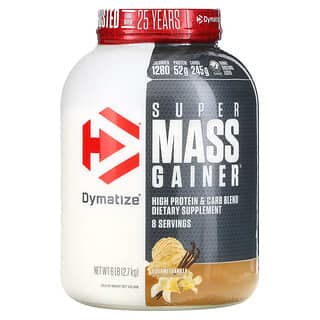 Dymatize, Super Mass Gainer，美味香草，6磅（2.7千克）