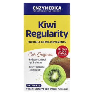 Enzymedica, Kiwi Regularity，獼猴桃，600 毫克，30 片（每片 300 毫克）