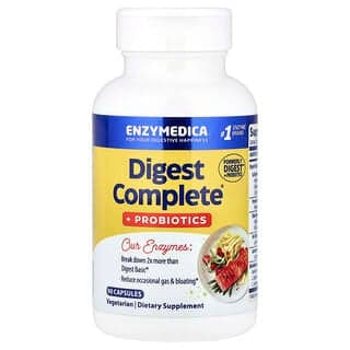 Enzymedica, Digest Complete® + 益生菌，90 粒膠囊