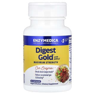 Enzymedica, 含 ATPro® 的 Digest Gold®，特強型，45 粒膠囊