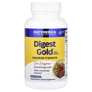 Enzymedica, 含 ATPro® 的 Digest Gold®，特強型，180 粒膠囊