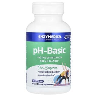 Enzymedica, pH-Basic，120 粒膠囊