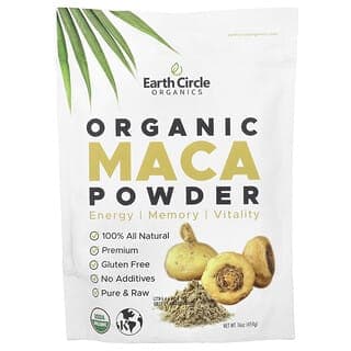Earth Circle Organics, 生有機瑪卡粉，16盎司（454克）