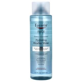 Eucerin, 面部，補水膠束水，無香，13.5 液量盎司（400 毫升）