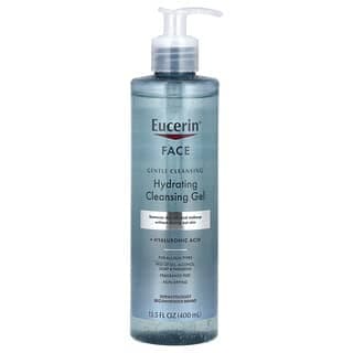 Eucerin, 面部，保濕清潔凝膠，無香，13.5 液量盎司（400 毫升）