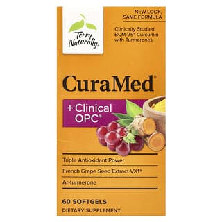 Terry Naturally, CuraMed+Clinical OPC，60 粒軟膠囊