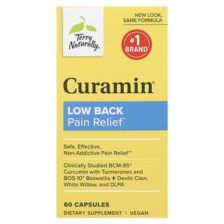 Terry Naturally, Curamin，腰痛緩解，60 粒膠囊