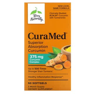 Terry Naturally，CuraMed，375毫克，60粒軟膠囊