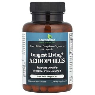 Futurebiotics, Longest Living® 嗜酸菌，100 粒素食膠囊