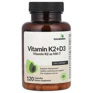 Futurebiotics, 維生素 K2 + D3，120 粒膠囊