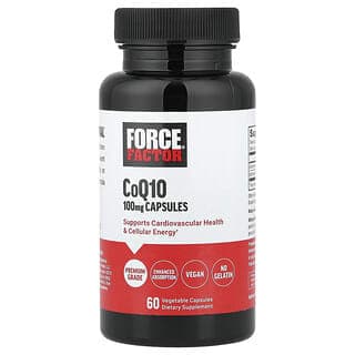 Force Factor, 輔酶 Q10，100 毫克，60 粒素食膠囊