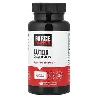 Force Factor, 葉黃素，20 毫克，60 粒素食膠囊