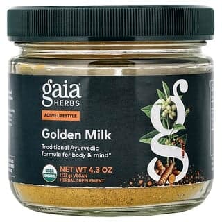 Gaia Herbs, 黃金牛奶，4.3 盎司（123 克）