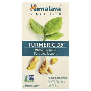 Himalaya, 含姜黃素的 Turmeric 95®，60 粒素食膠囊