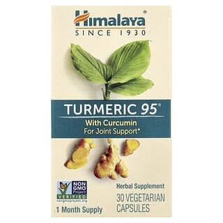 Himalaya, 含姜黃素的 Turmeric 95®，30 粒素食膠囊