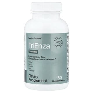 Houston Enzymes, TriEnza Chewable，180粒咀嚼片