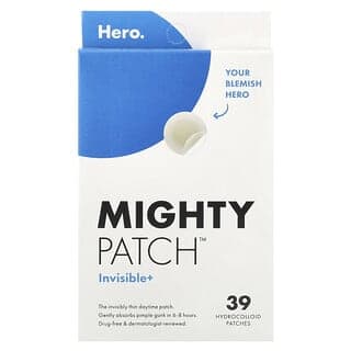 Hero Cosmetics, Mighty Patch™ Invisible+，39 片親水膠體貼片