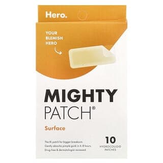 Hero Cosmetics, Mighty Patch®，面部，10 張水膠體貼片