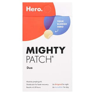 Hero Cosmetics, MIGHTY PATCH 雙效淨痘貼，原版和升級版隱形淨痘貼各 6 片
