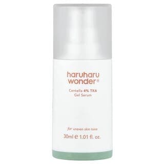 Haruharu, 黑斑去除精華液，積雪草 4% TXA，1.01 液量盎司（30 毫升）