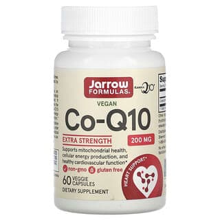 Jarrow Formulas, 素食輔酶 Q10，200 毫克，60 粒素食膠囊