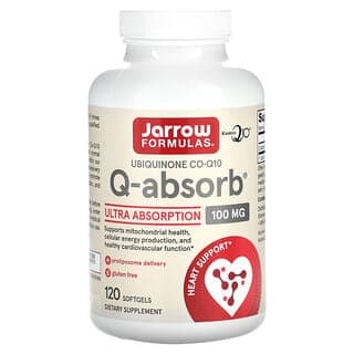 Jarrow Formulas, Q-Absorb，100 毫克，120 粒軟凝膠