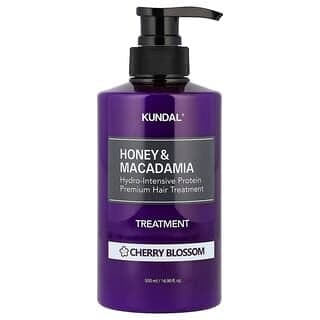 Kundal, 蜂蜜澳洲堅果護髮素，櫻花香，16.9 液量盎司（500 毫升）