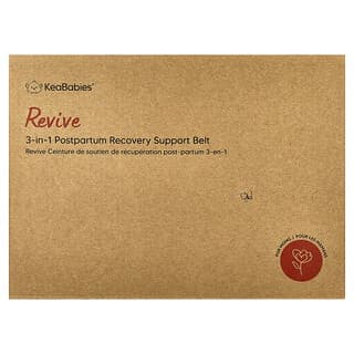 KeaBabies, Revive，3 合 1 產後修復支撐帶，M/L，經典象牙白，1 套