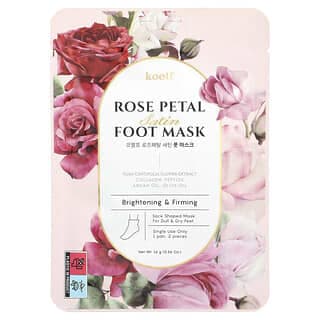 Koelf, Rose Petal Satin 足膜，1 對，0.56 盎司（16 克）