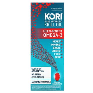 Kori, 全淨南極磷蝦油，多重益處 Omega-3，90 粒軟膠囊