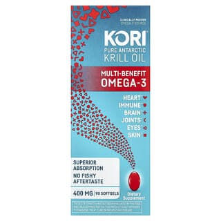 Kori, 全淨南極磷蝦油，多重益處 Omega-3，90 粒軟膠囊