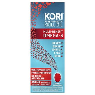 Kori, 全淨南極磷蝦油，多重益處 Omega-3，60 粒軟膠囊