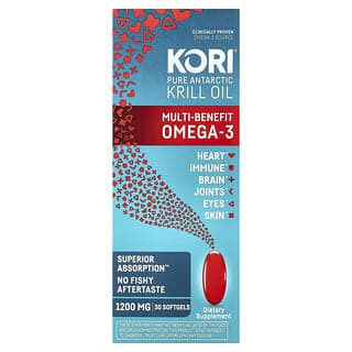 Kori, 全淨南極磷蝦油，多重益處 Omega-3，30 粒軟膠囊