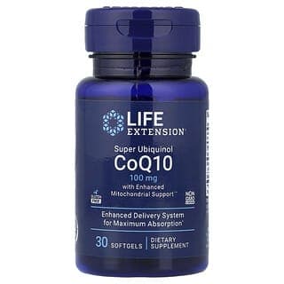 Life Extension, 泛醇輔酶 Q10，30 粒軟膠囊