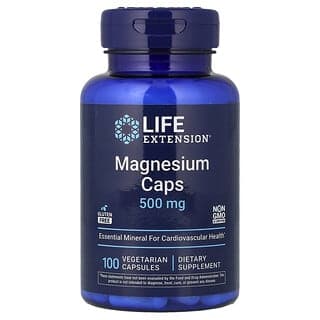 Life Extension, 鎂膠囊，500 毫克，100 粒素食膠囊