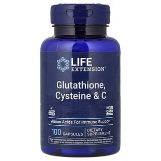 Life Extension, 谷胱甘肽，半胱氨酸和維生素 C，100 粒膠囊