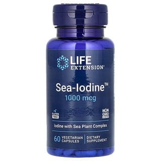Life Extension, Sea-Iodine，1000 微克，60 粒素食膠囊