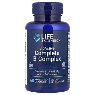 Life Extension, 生物活性全複合維生素 B，60 粒素食膠囊