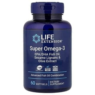 Life Extension, 超級歐米伽-3，60 粒軟凝膠