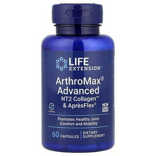 Life Extension, ArthroMax® 高級配方，NT2 Collagen™ 和 ApresFlex®，60 粒膠囊