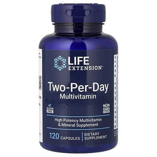 Life Extension, 每日兩粒複合維生素，120 粒膠囊